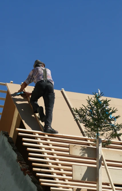 Avant rénovation tuiles ardoises