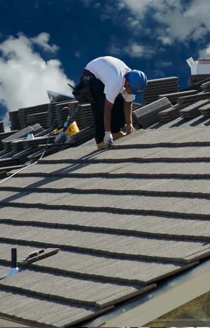 Après rénovation tuiles ardoises