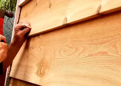 Travaux bardage marteau