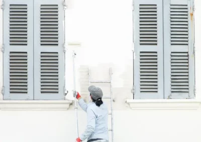 peinture traitement façade, volets